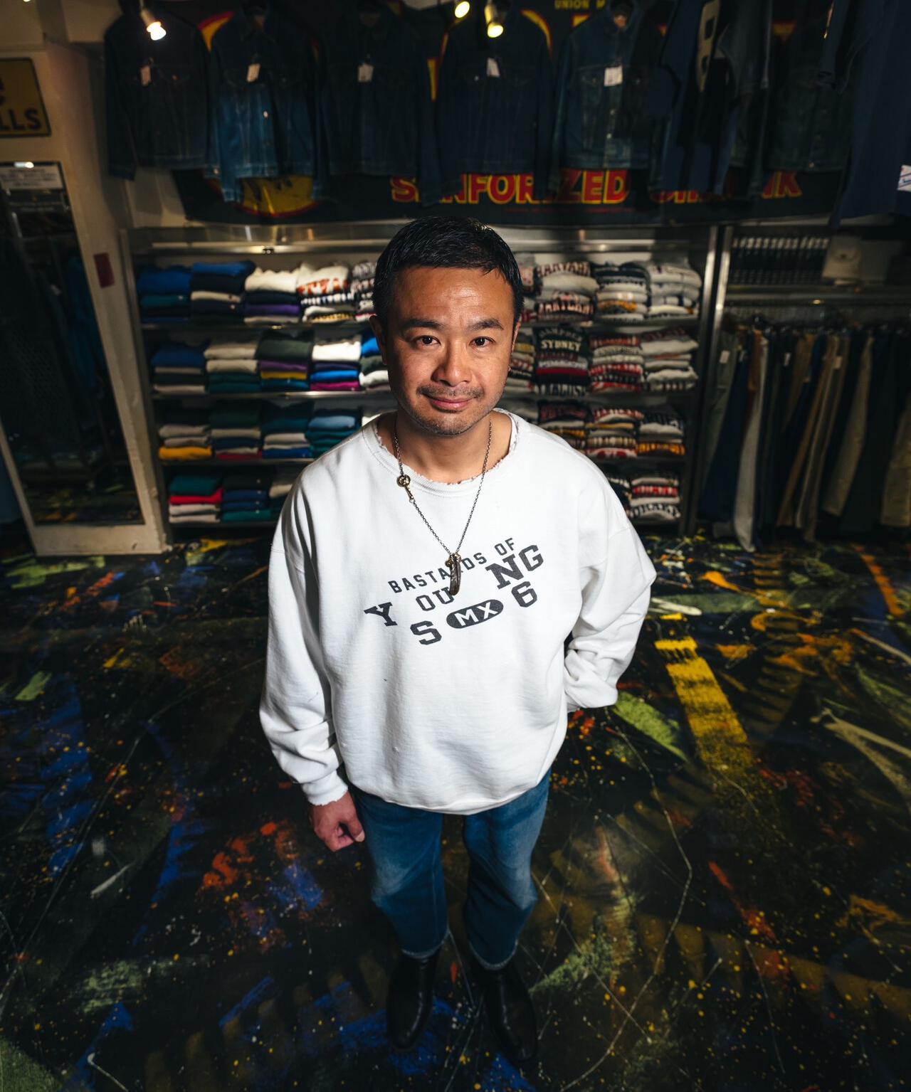 SAINT MICHAEL/セントマイケル/BJ_CREW NECK SWEAT/YOUNG