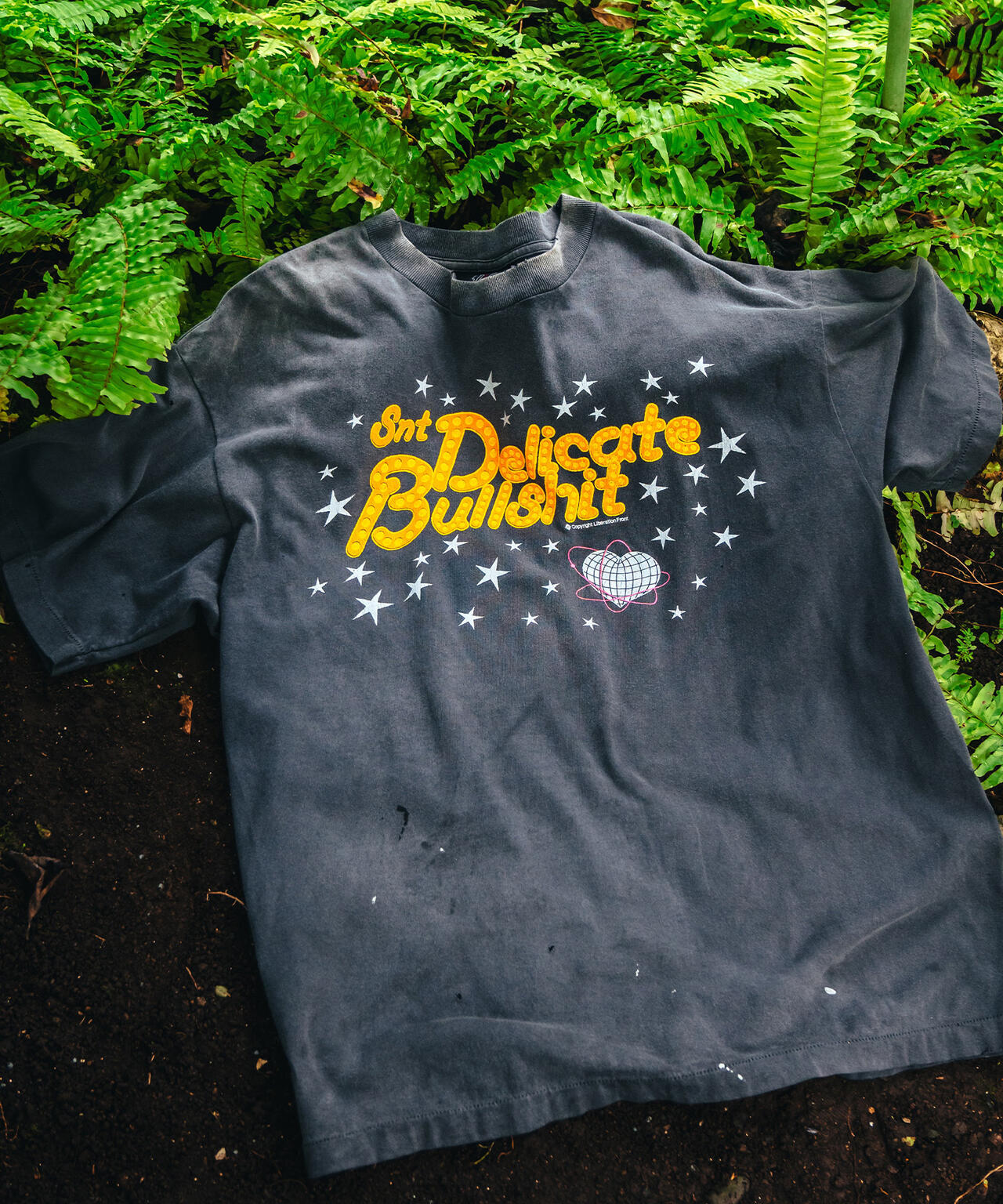 SAINT MICHAEL/セントマイケル/SS TEE DELICATE BULLSHIT BLACK