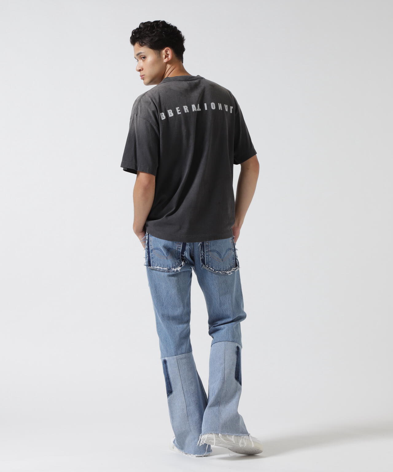 SAINT MICHAEL/セントマイケル/SS TEE SAINT PRAISE BLACK