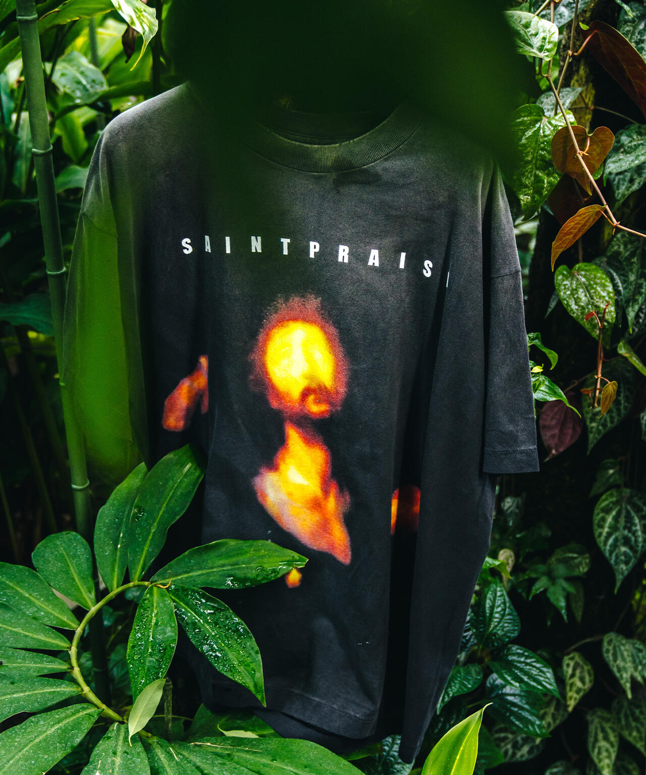 SAINT MICHAEL/セントマイケル/SS TEE SAINT PRAISE BLACK