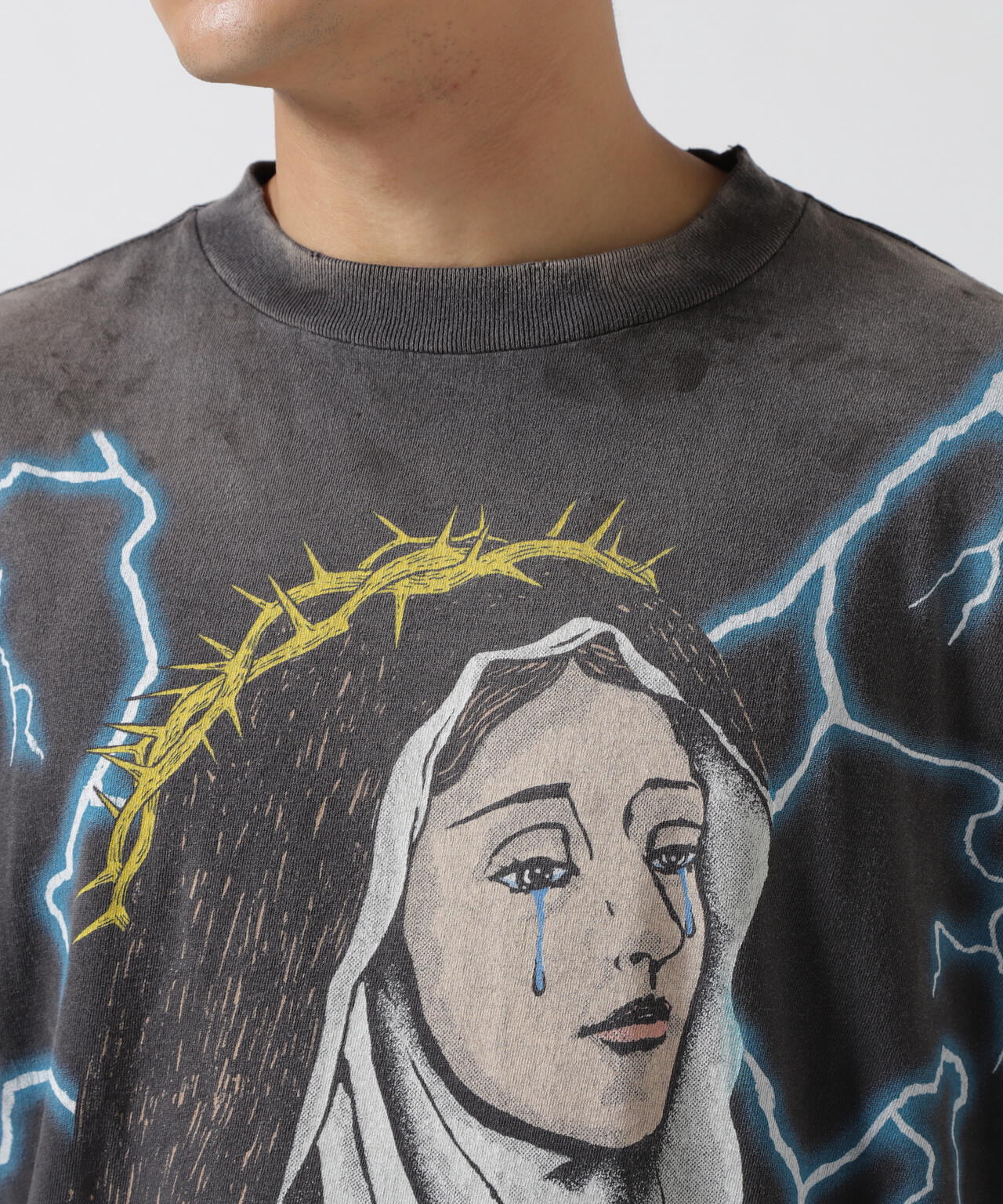 SAINT MICHAEL/セントマイケル/SS TEE MARIA BLACK