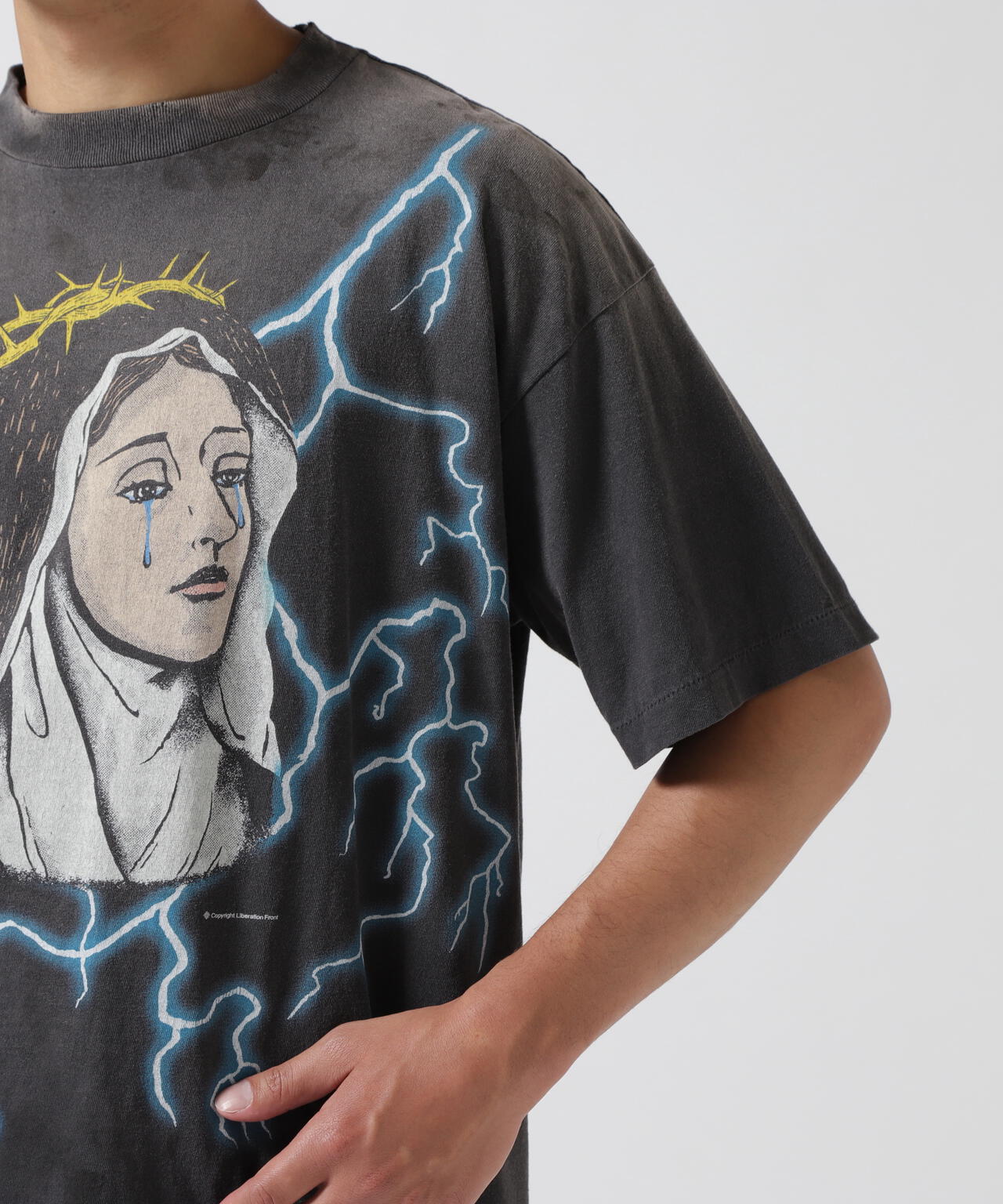 SAINT MICHAEL/セントマイケル/SS TEE MARIA BLACK