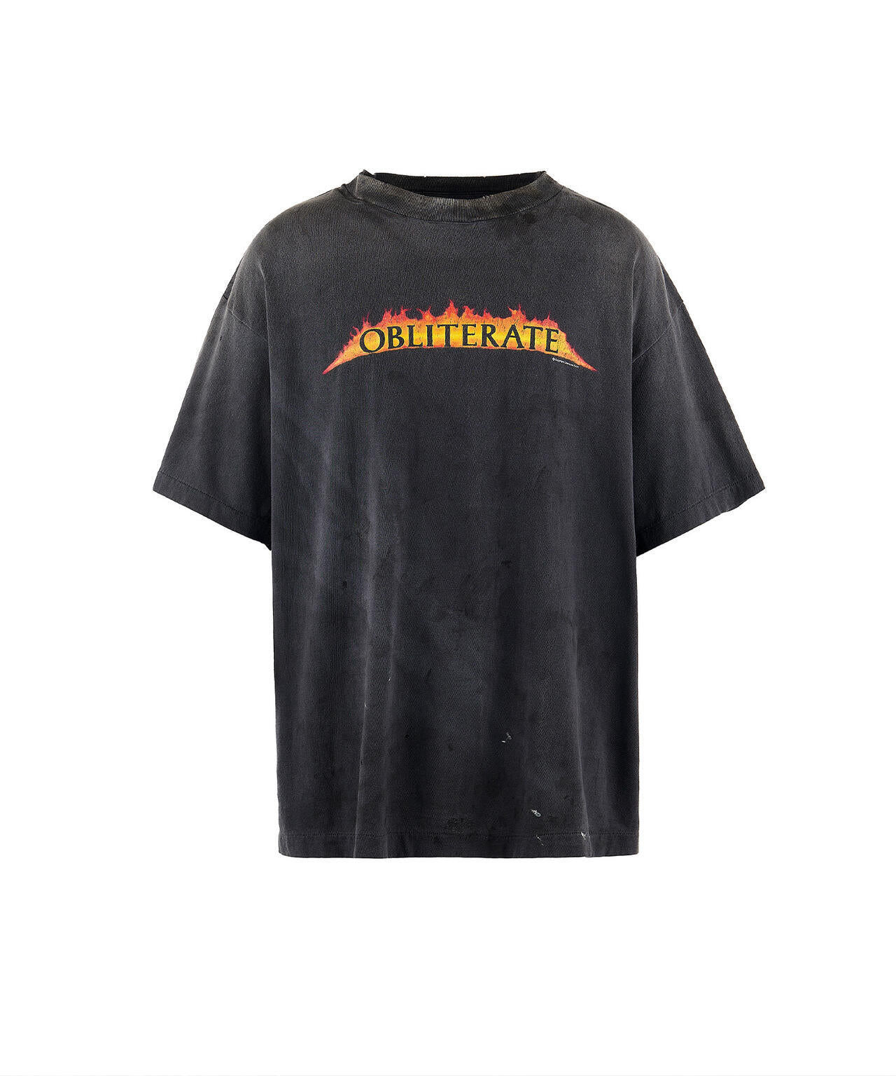 SAINT MICHAEL/セントマイケル/OBLITERATE SS TEE BLACK