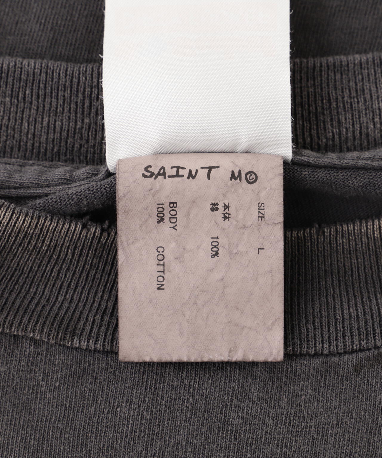 SAINT MICHAEL/セントマイケル/OBLITERATE SS TEE BLACK
