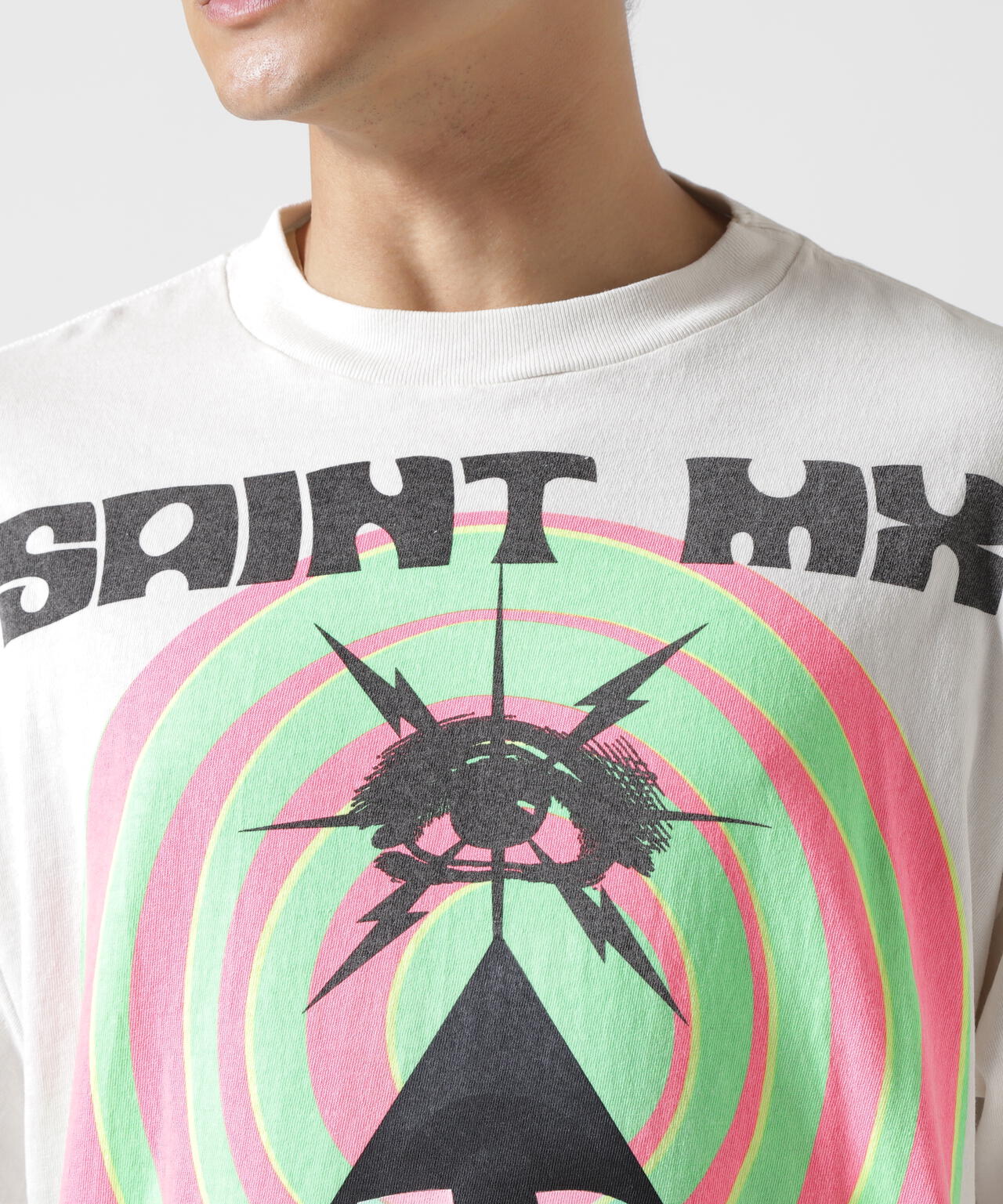 SAINT MICHAEL/セントマイケル/SAINT MX SS TEE WHITE