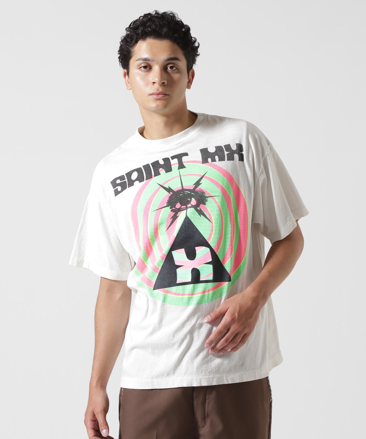 SAINT MICHAEL/セントマイケル/SAINT MX SS TEE WHITE