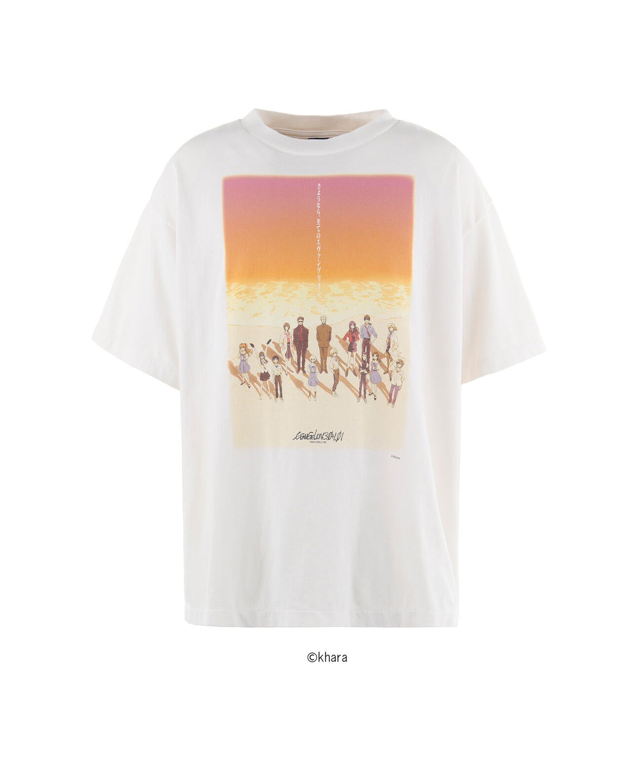 SAINT MICHAEL/セントマイケル/EV_SS TEE - ORANGE WHITE