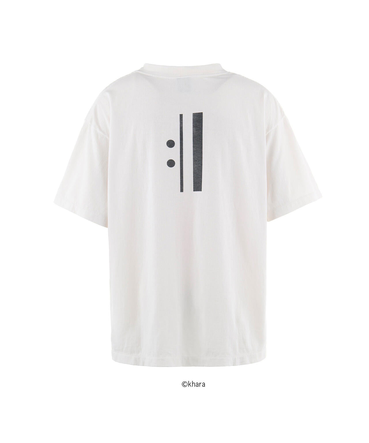 SAINT MICHAEL/セントマイケル/EV_SS TEE - ORANGE WHITE