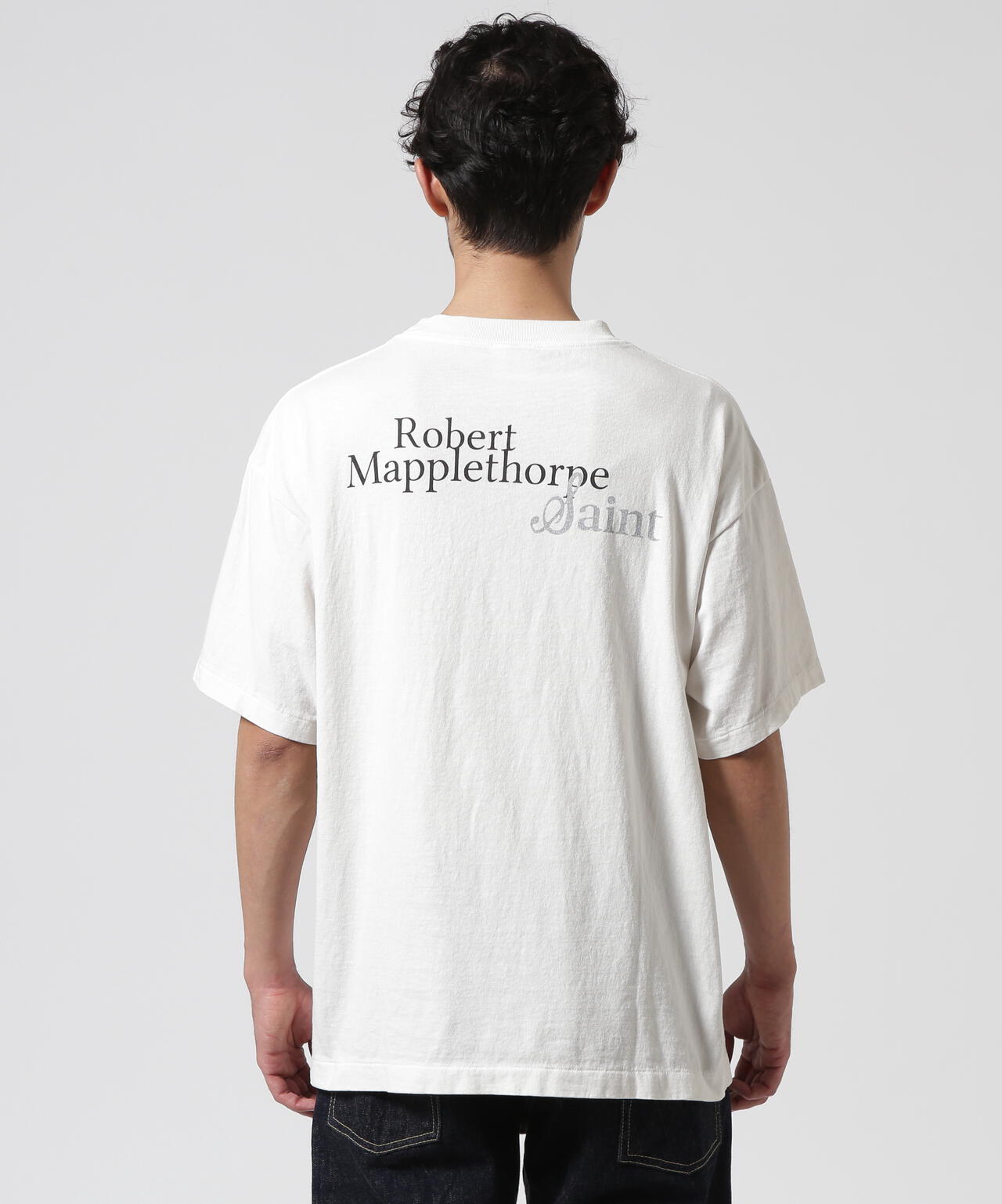 SAINT MICHAEL/セントマイケル/MT_SS TEE / PICTURES WHITE