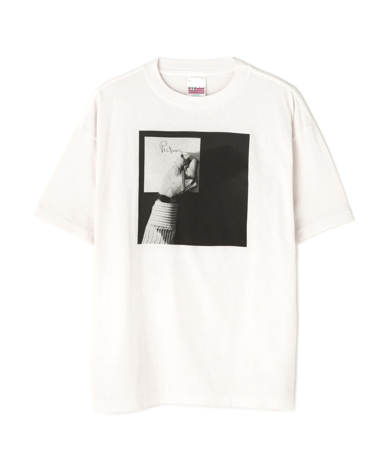 SAINT MICHAEL/セントマイケル/MT_SS TEE / PICTURES WHITE