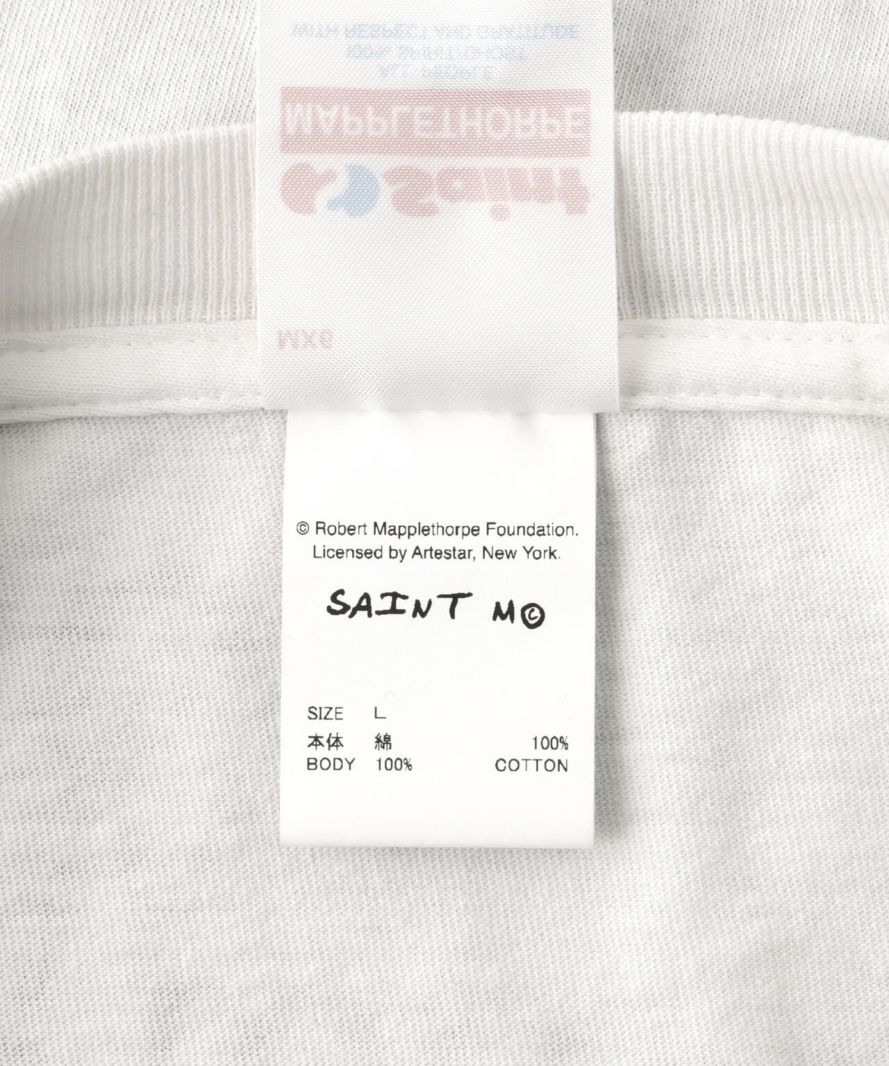 SAINT MICHAEL/セントマイケル/MT_SS TEE / PICTURES WHITE