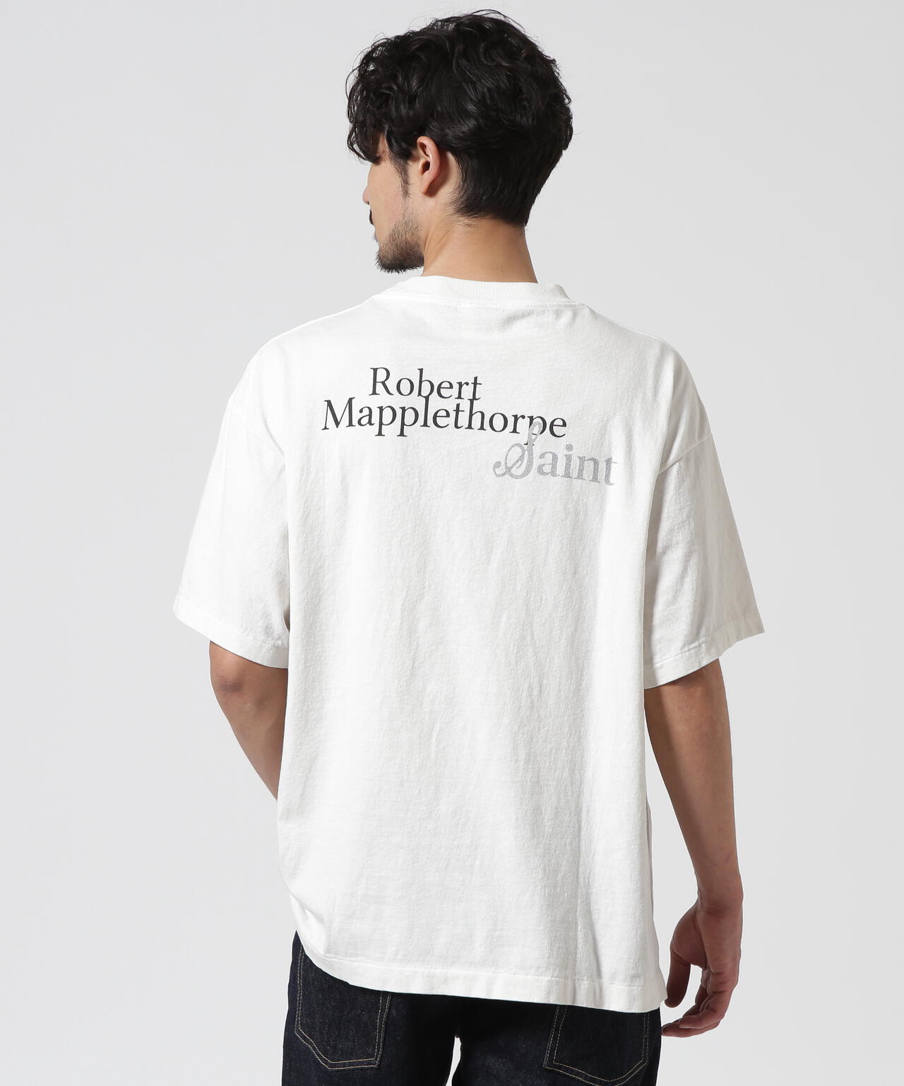 SAINT MICHAEL/セントマイケル/MT_SS TEE / PICTURES WHITE