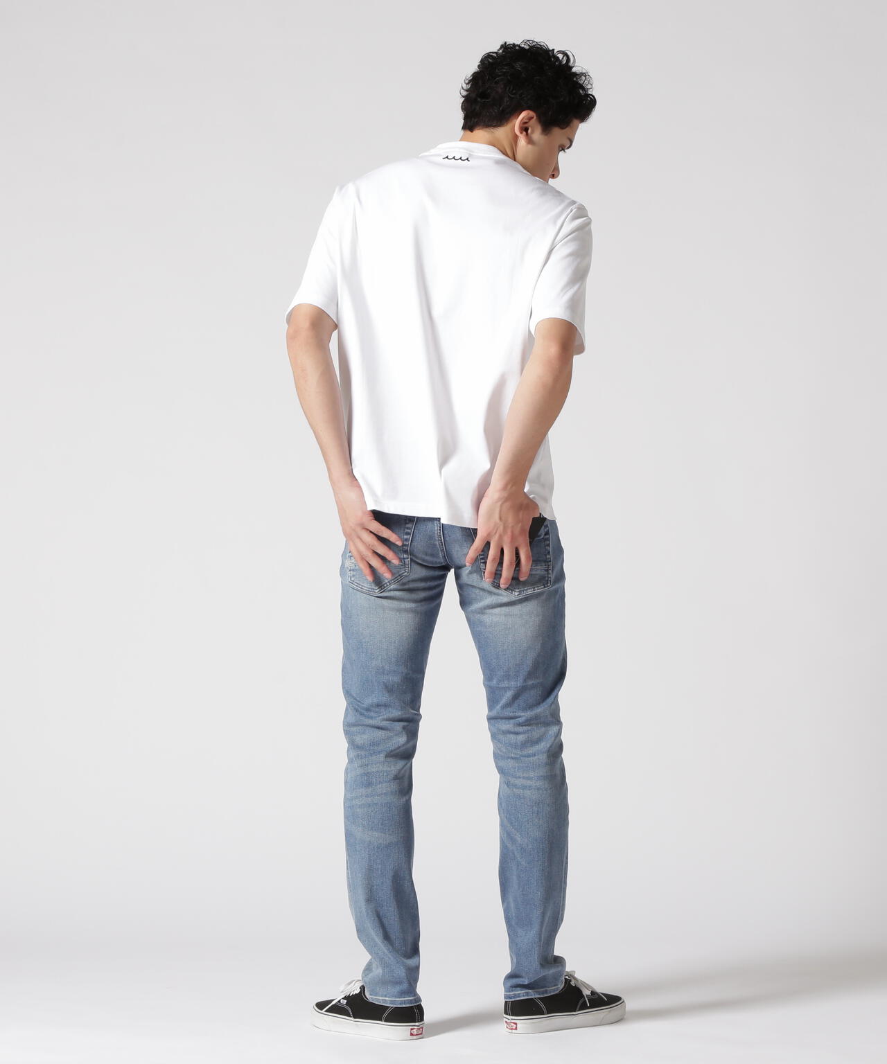 muta MARINE/ムータ マリン/別注メタルロゴ スムースTシャツ