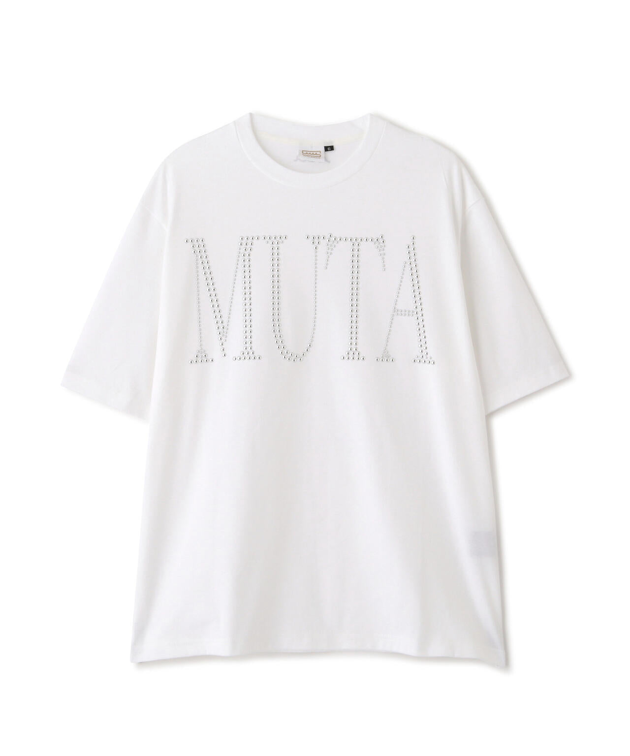 muta MARINE/ムータ マリン/別注メタルロゴ スムースTシャツ