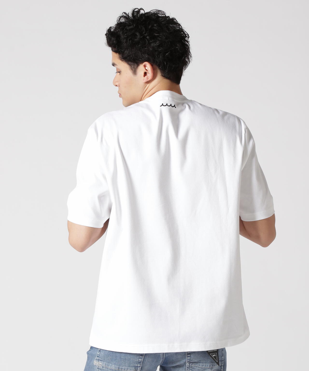 muta MARINE/ムータ マリン/別注メタルロゴ スムースTシャツ