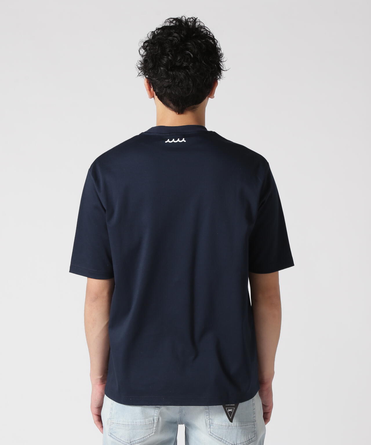 muta MARINE/ムータ マリン/別注メタルロゴ スムースTシャツ