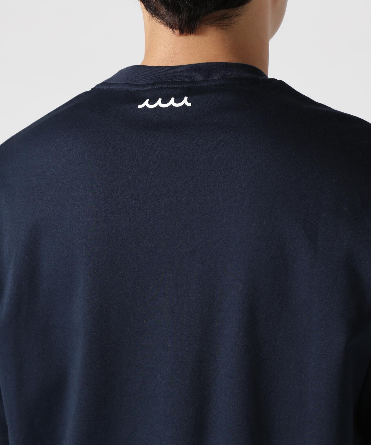 muta MARINE/ムータ マリン/別注メタルロゴ スムースTシャツ