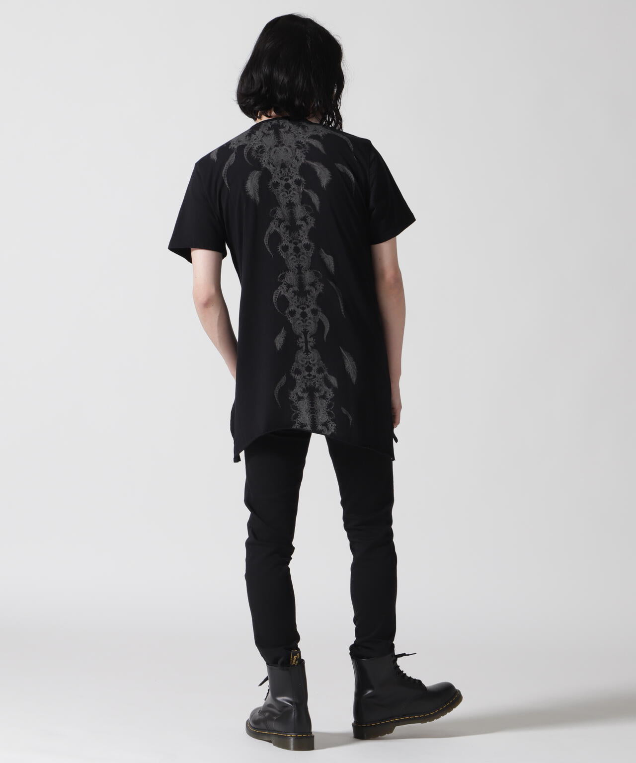 KMRii/ケムリ/別注Magnolia feather Cut/SS