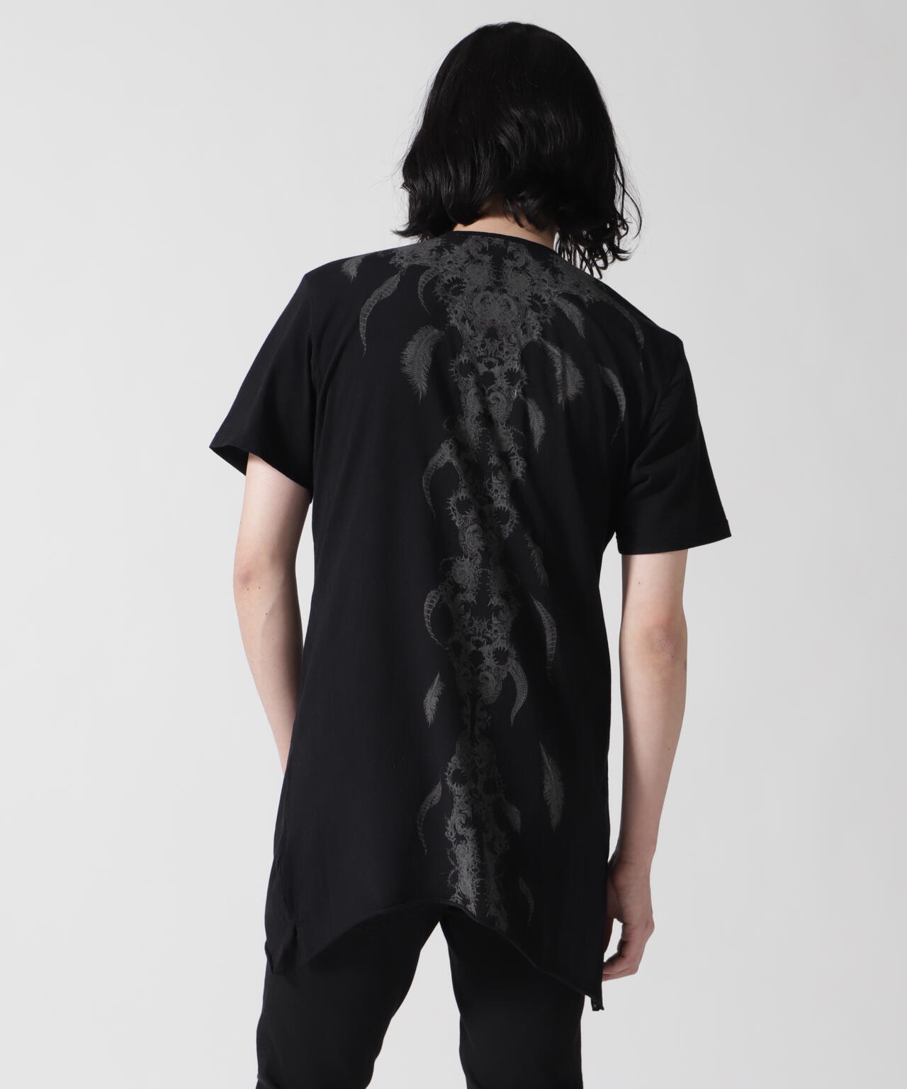 KMRii/ケムリ/別注Magnolia feather Cut/SS