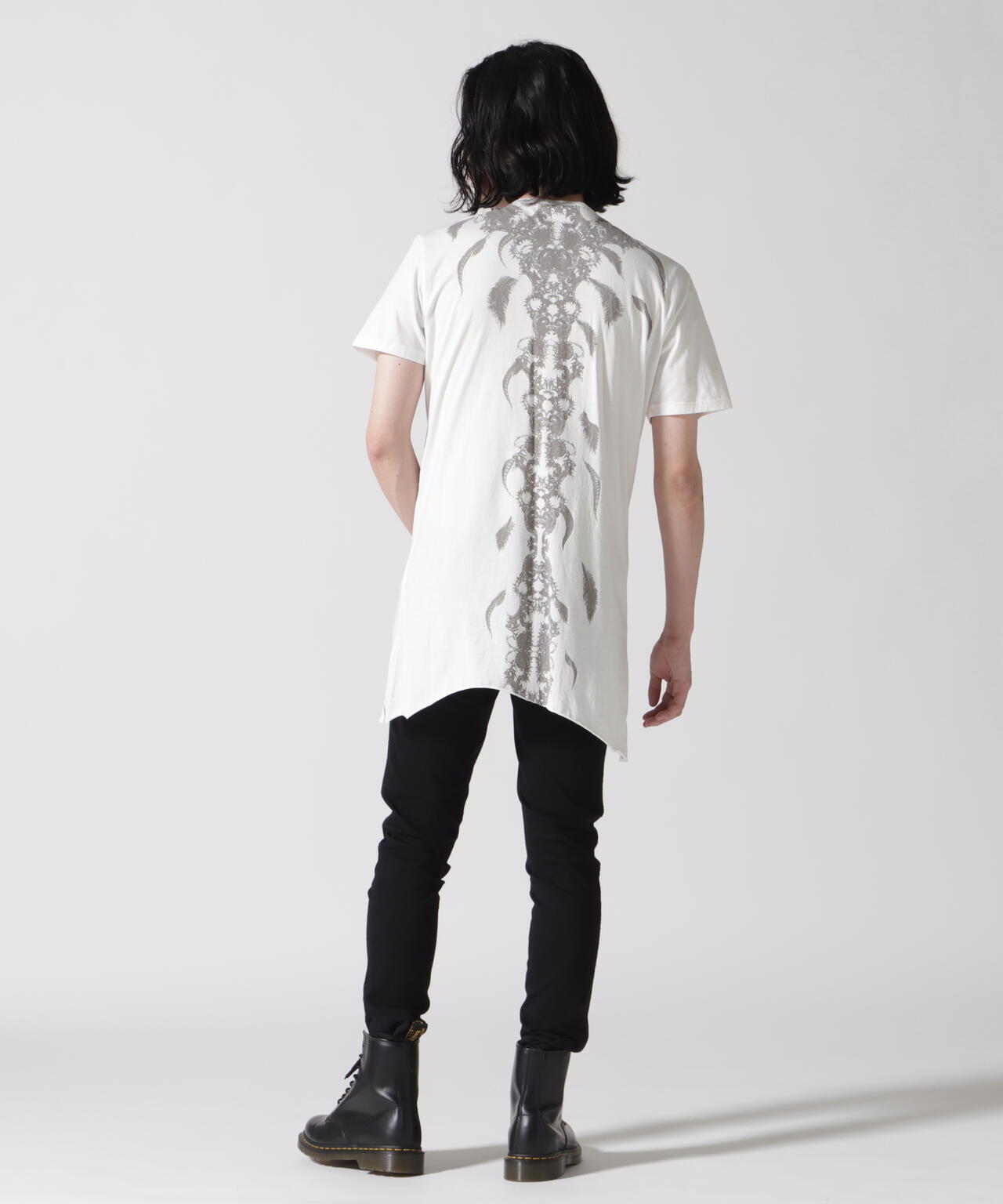 KMRii/ケムリ/別注Magnolia feather Cut/SS