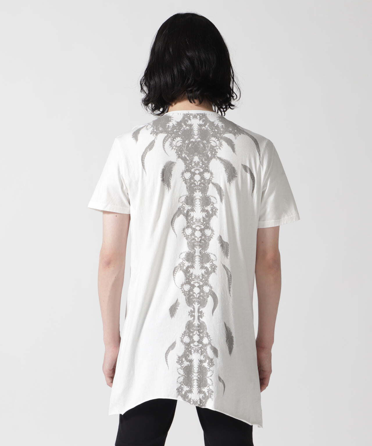 KMRii/ケムリ/別注Magnolia feather Cut/SS