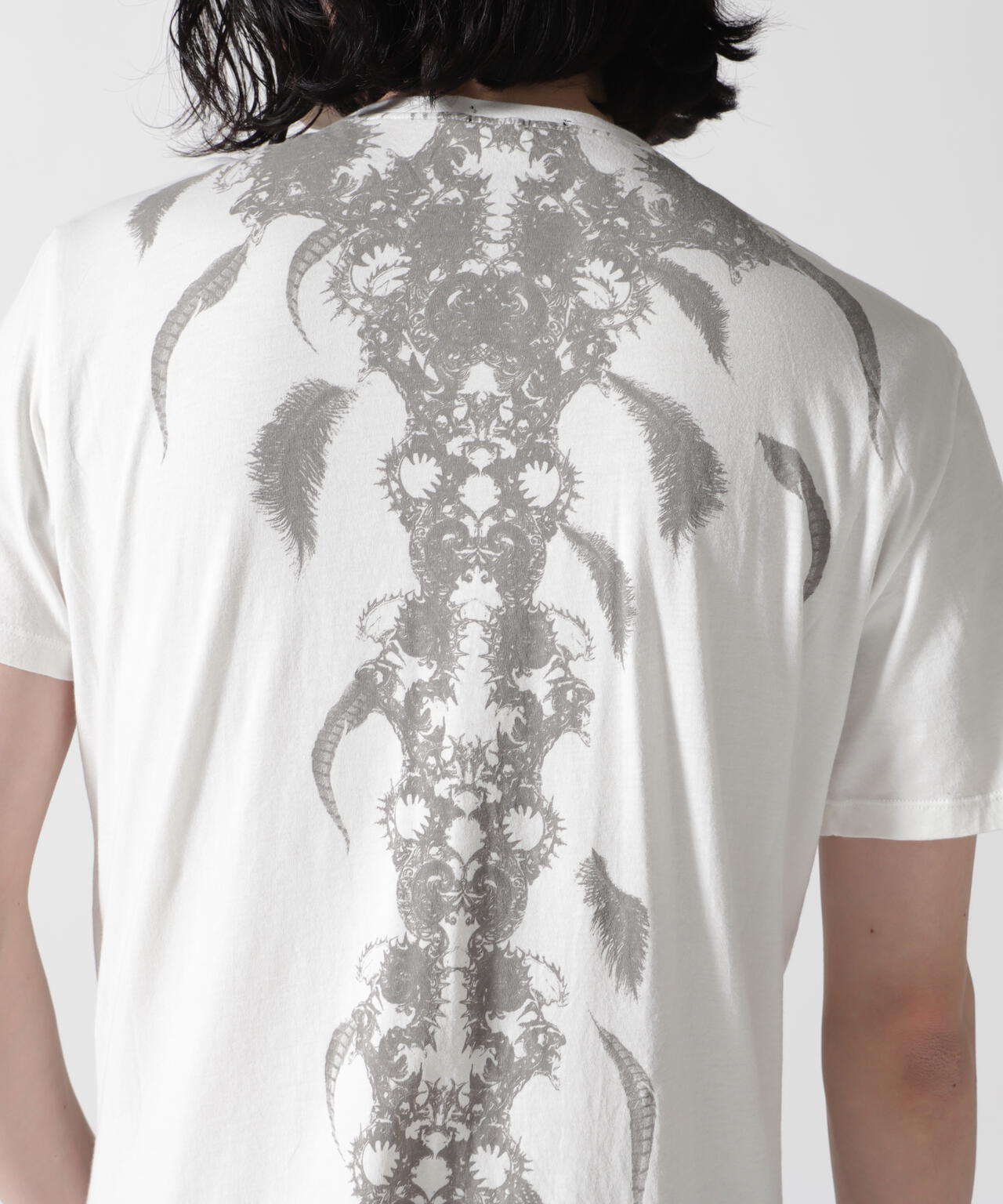 KMRii/ケムリ/別注Magnolia feather Cut/SS