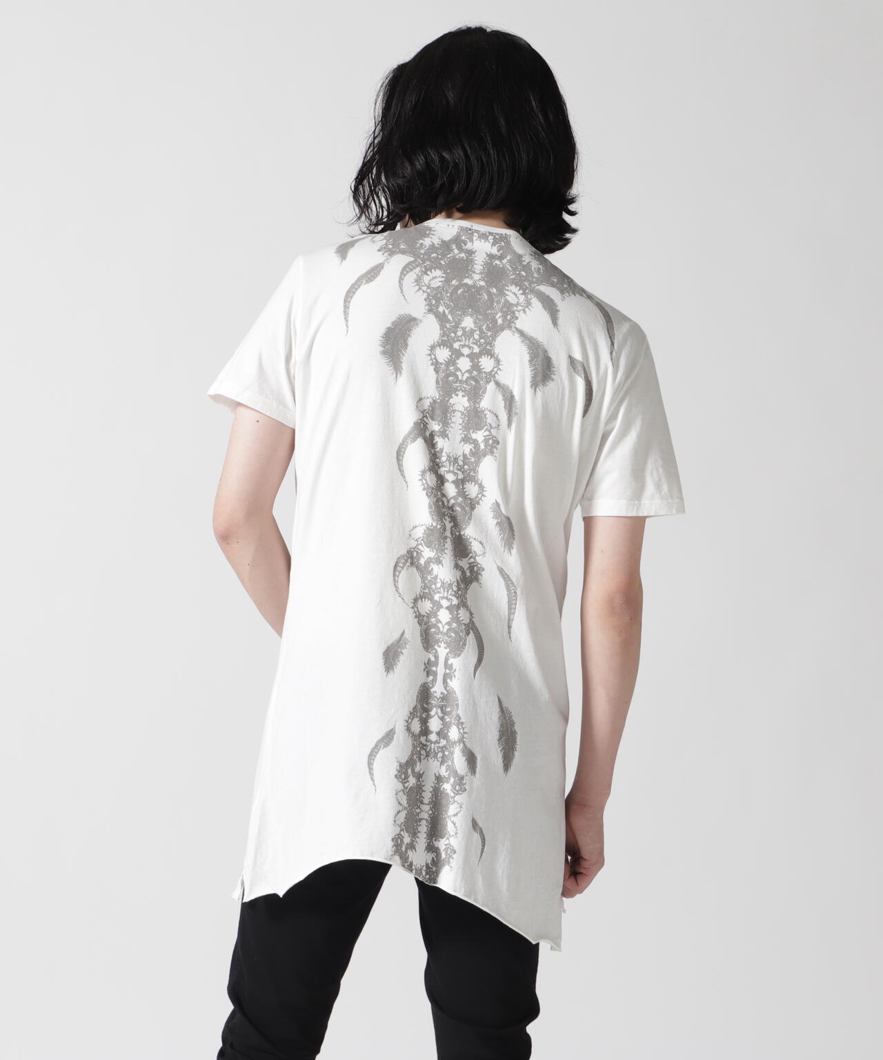 KMRii/ケムリ/別注Magnolia feather Cut/SS