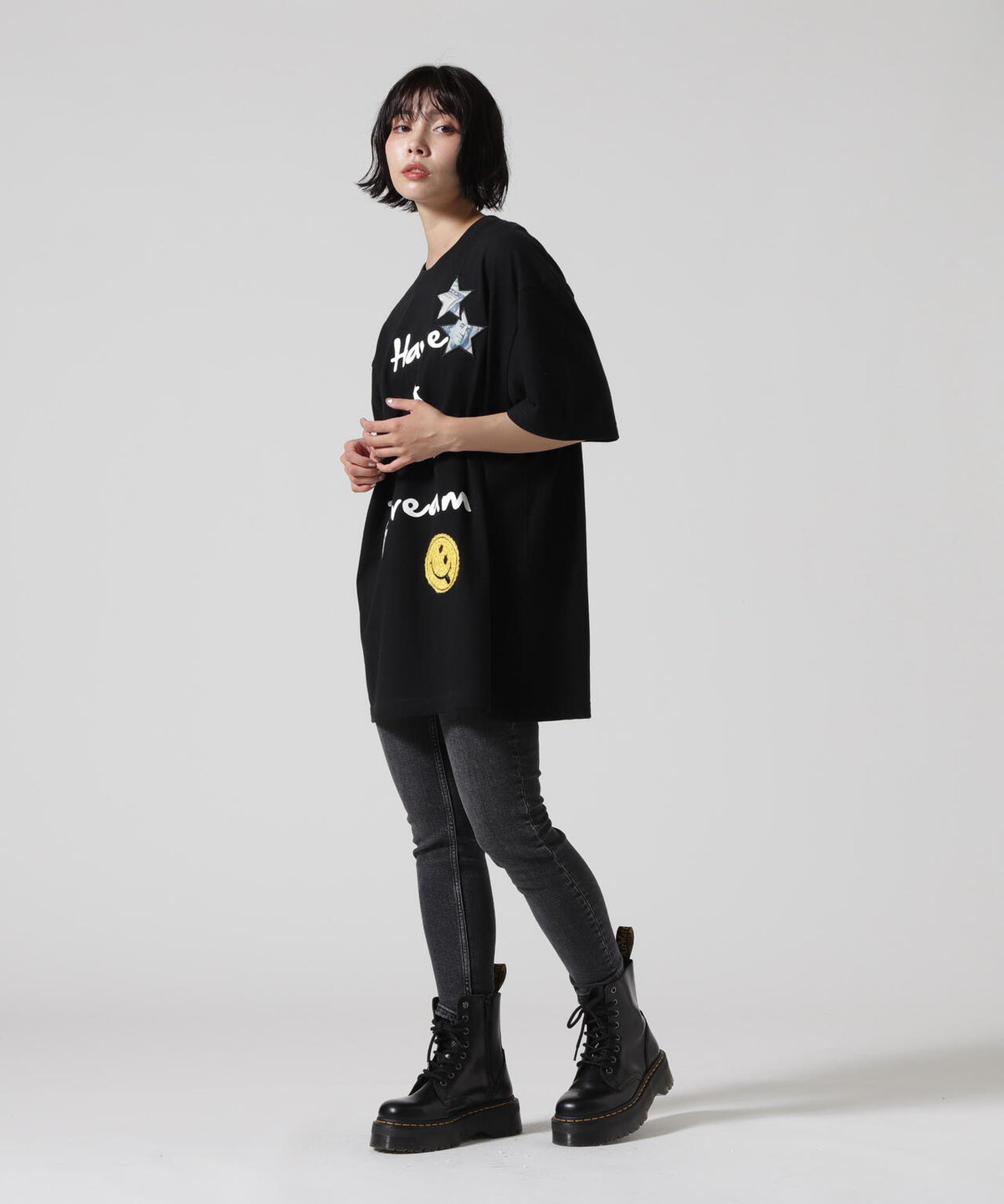 STUD MUFFIN/スタッドマフィン/SMILE/$tar3 SMILE SS TEE
