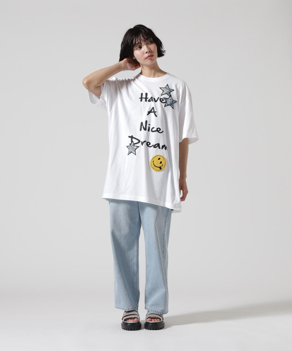STUD MUFFIN/スタッドマフィン/SMILE/$tar3 SMILE SS TEE