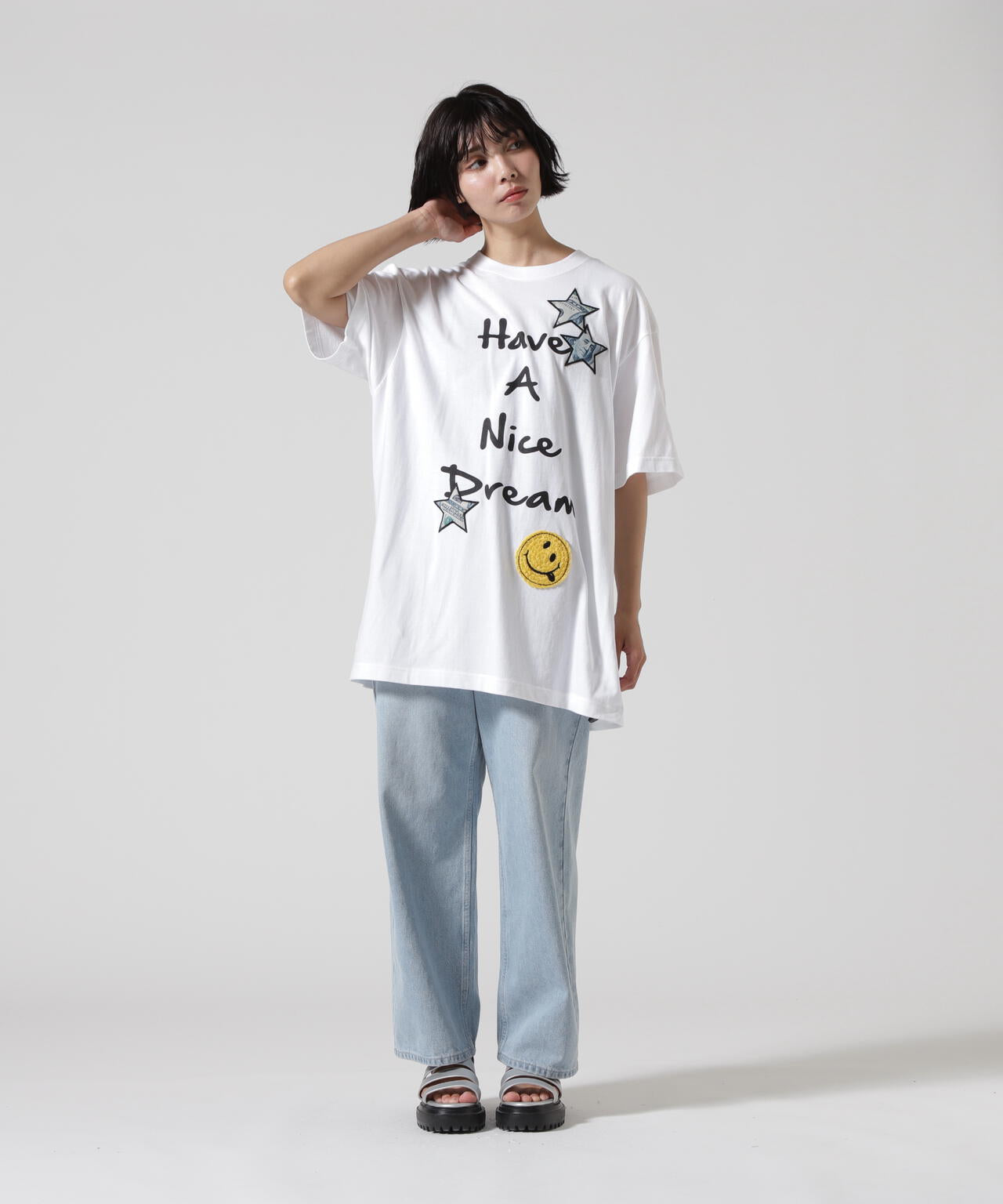 STUD MUFFIN/スタッドマフィン/SMILE/$tar3 SMILE SS TEE