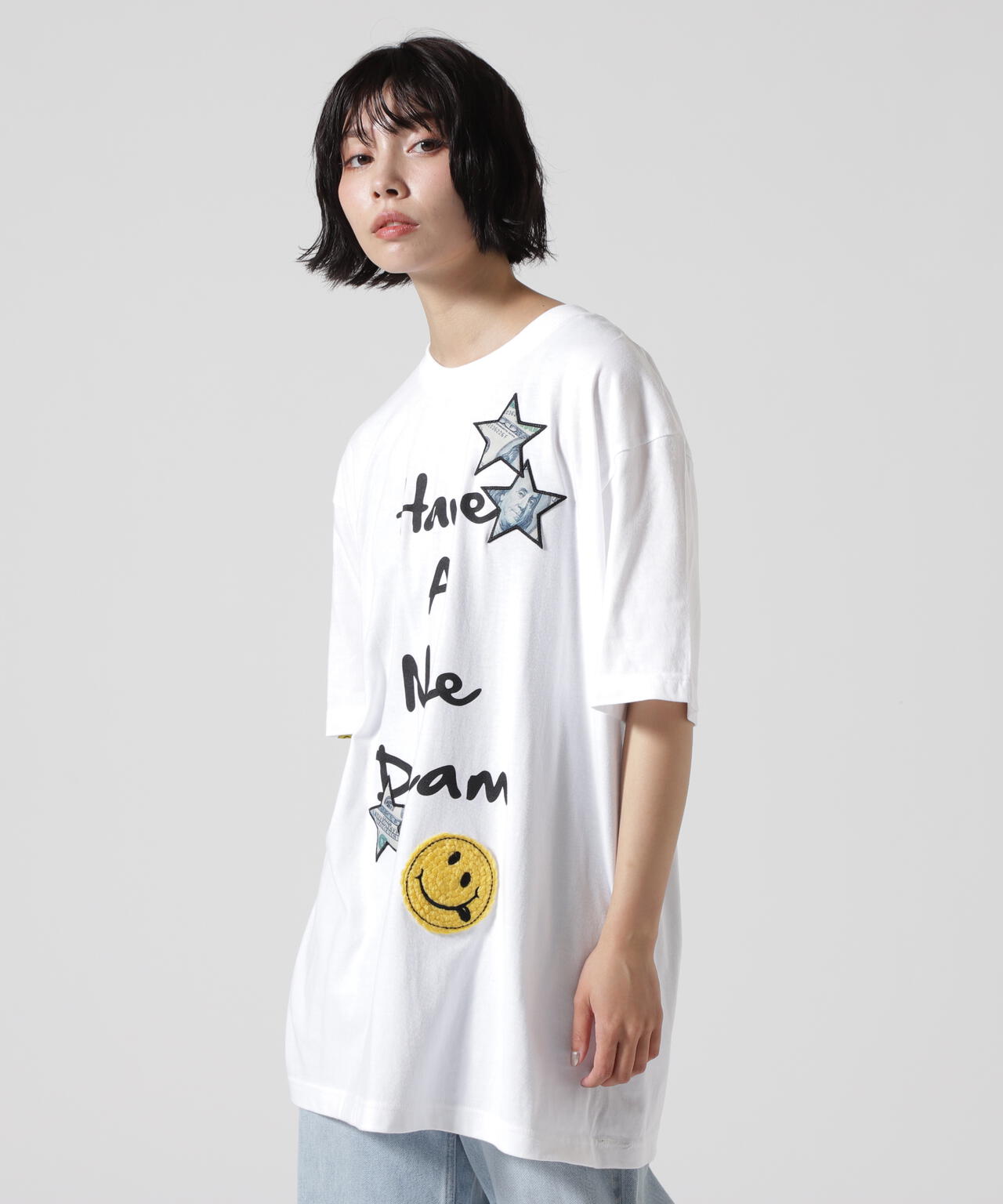 STUD MUFFIN/スタッドマフィン/SMILE/$tar3 SMILE SS TEE