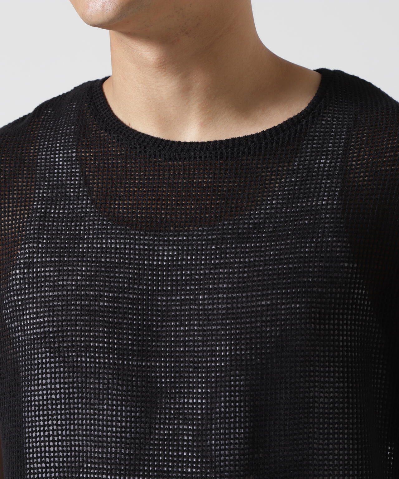 A.F ARTEFACT/エーエフ・アーティファクト/MESH KNIT TANKTOP