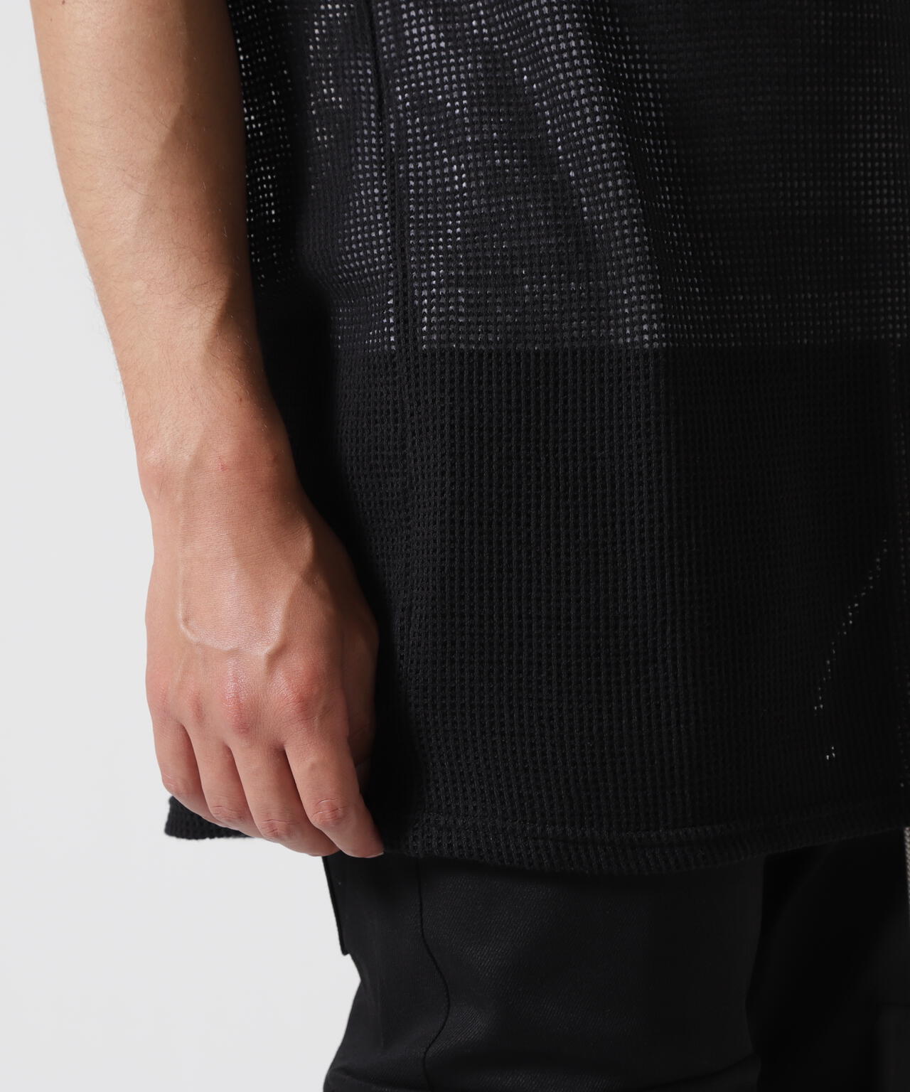 A.F ARTEFACT/エーエフ・アーティファクト/MESH KNIT TANKTOP