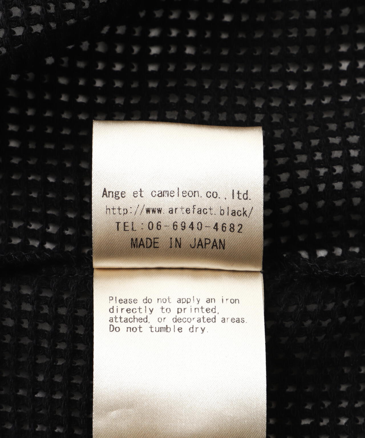 A.F ARTEFACT/エーエフ・アーティファクト/MESH KNIT TANKTOP