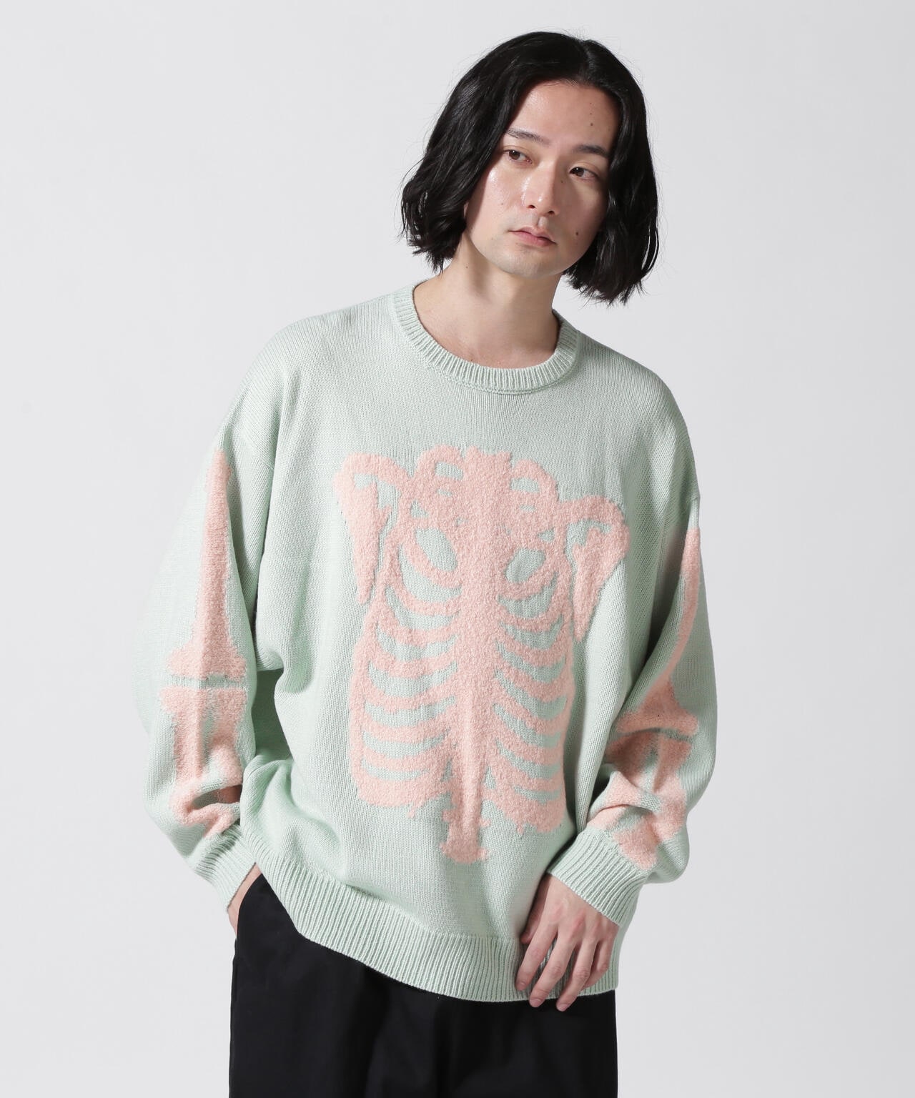 amok/アモク/別注BONE KNIT