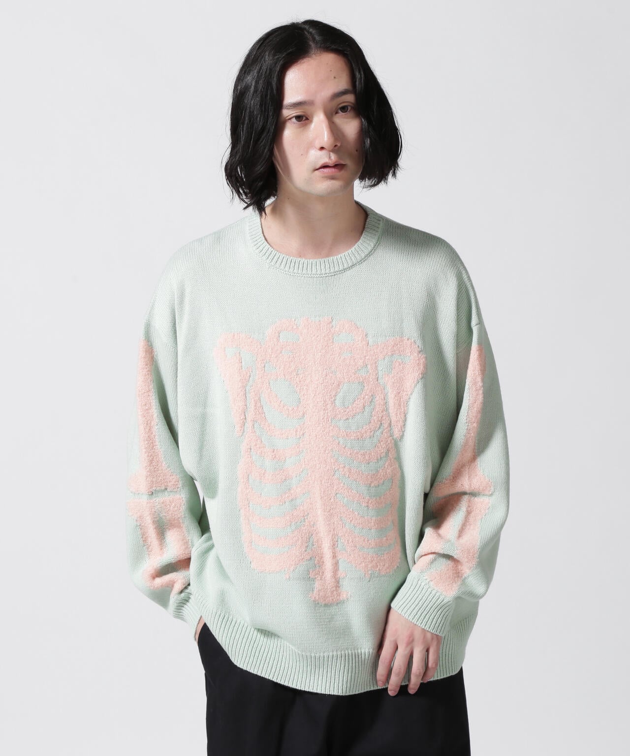 amok/アモク/別注BONE KNIT