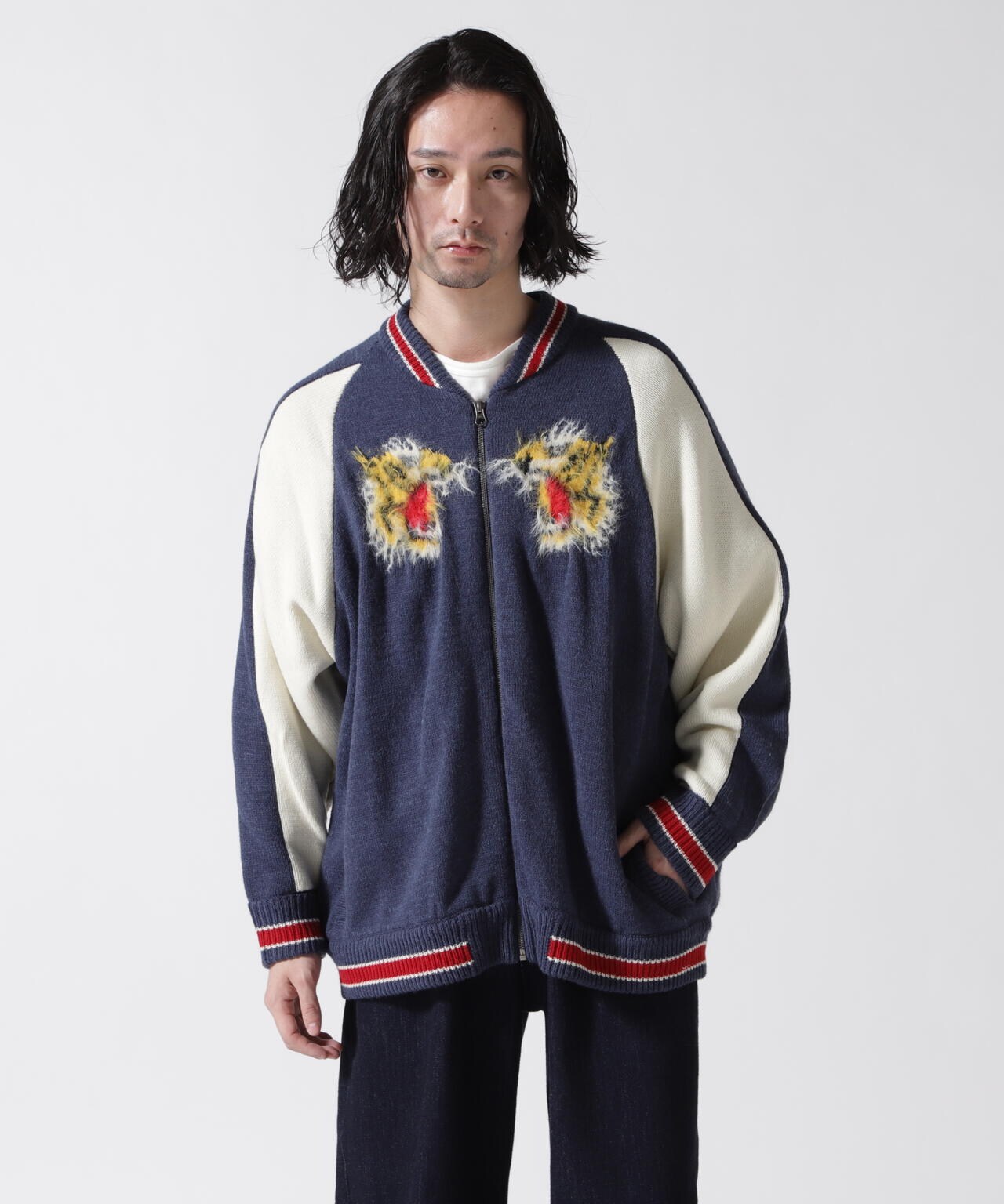 amok/アモク/別注Souvenir KNIT JACKET