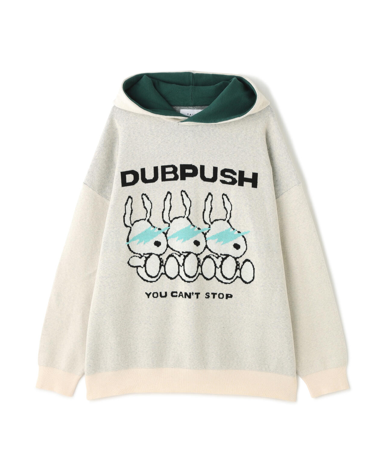 TAIN DOUBLE PUSH/タインダブルプッシュ/Exc. KNIT HOODIE