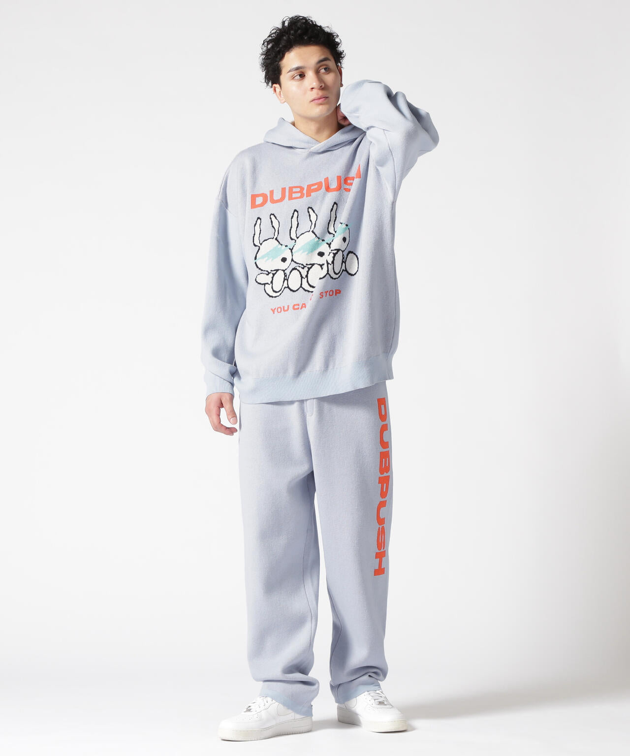 TAIN DOUBLE PUSH/タインダブルプッシュ/Exc. KNIT HOODIE