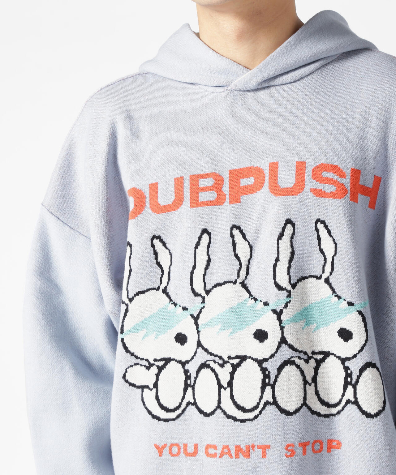 TAIN DOUBLE PUSH/タインダブルプッシュ/Exc. KNIT HOODIE