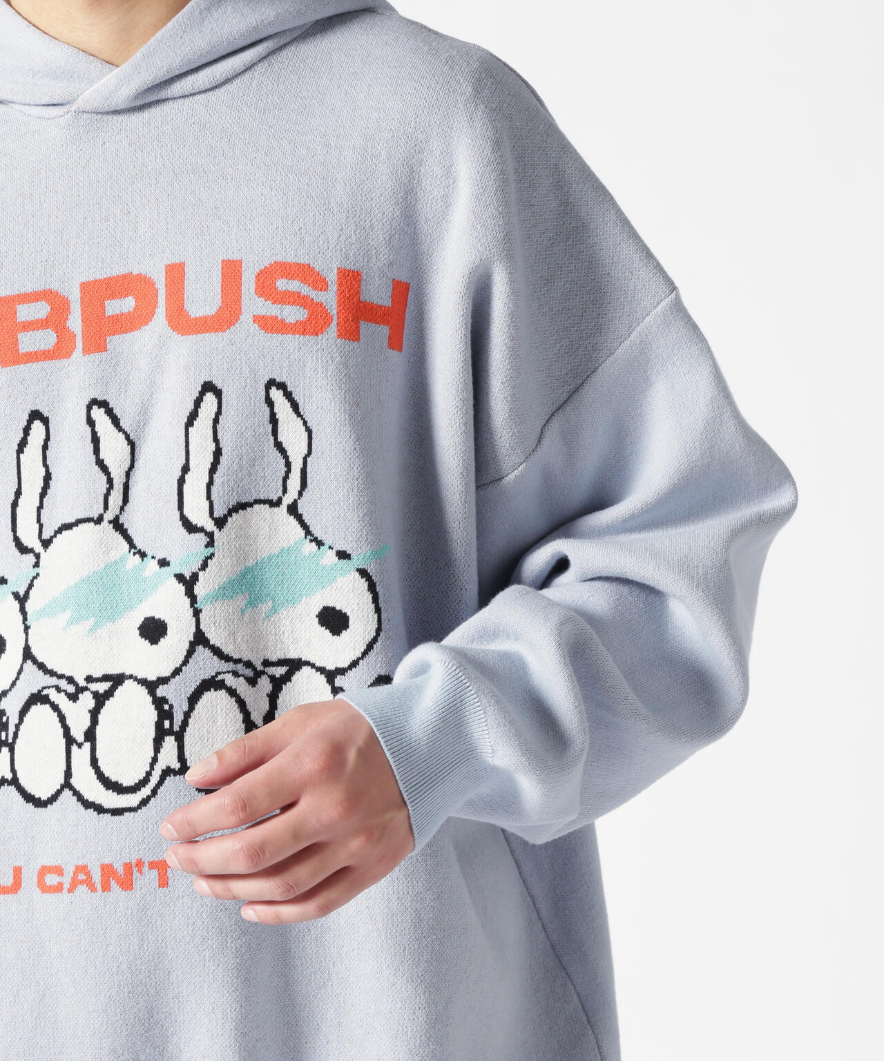 TAIN DOUBLE PUSH/タインダブルプッシュ/Exc. KNIT HOODIE