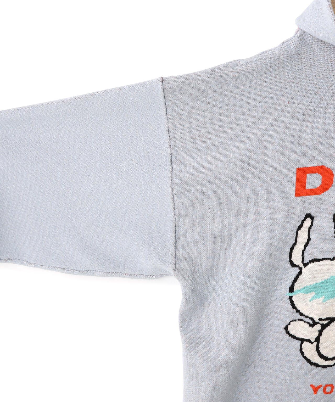 TAIN DOUBLE PUSH/タインダブルプッシュ/Exc. KNIT HOODIE