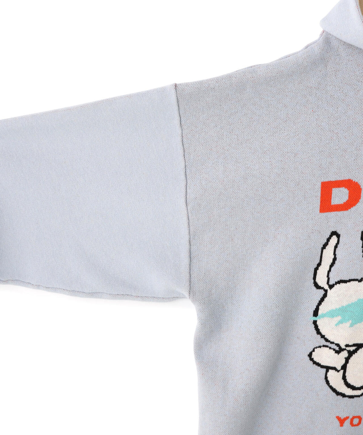 TAIN DOUBLE PUSH/タインダブルプッシュ/Exc. KNIT HOODIE