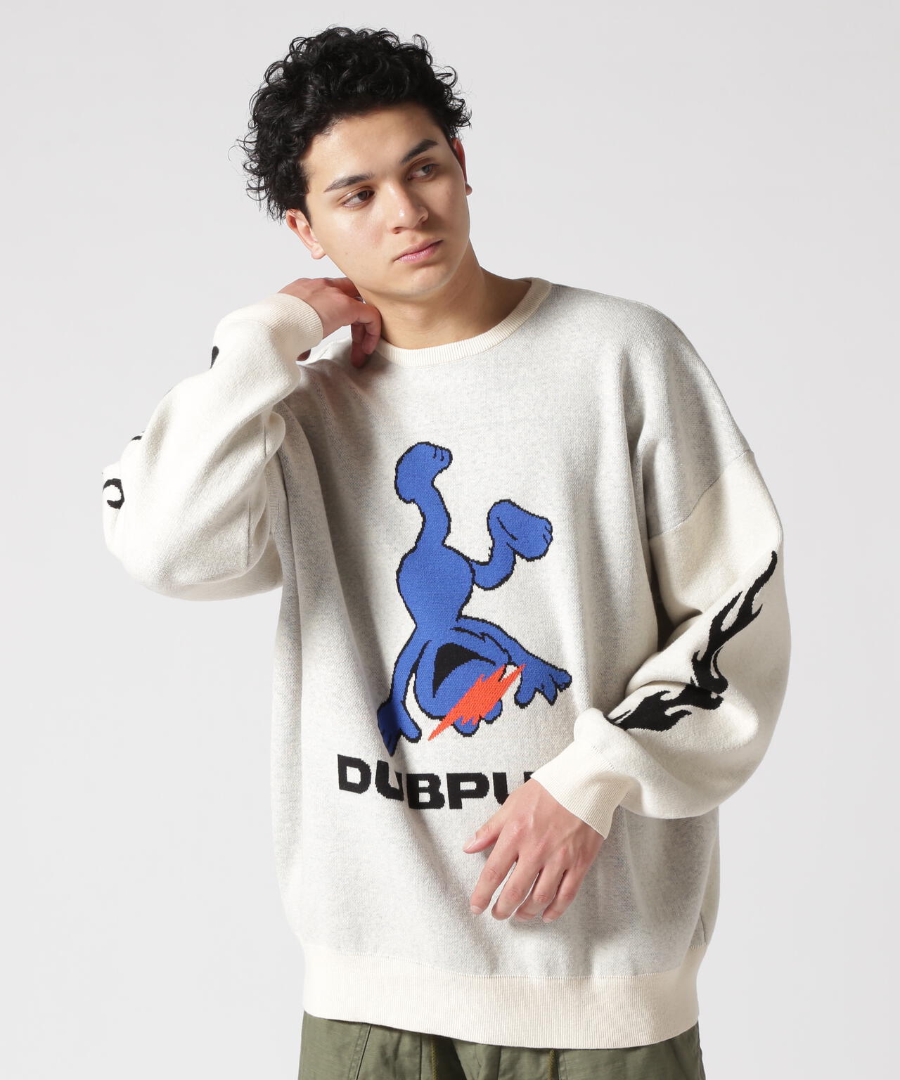TAIN DOUBLE PUSH/タインダブルプッシュ/Exc. CREW KNIT