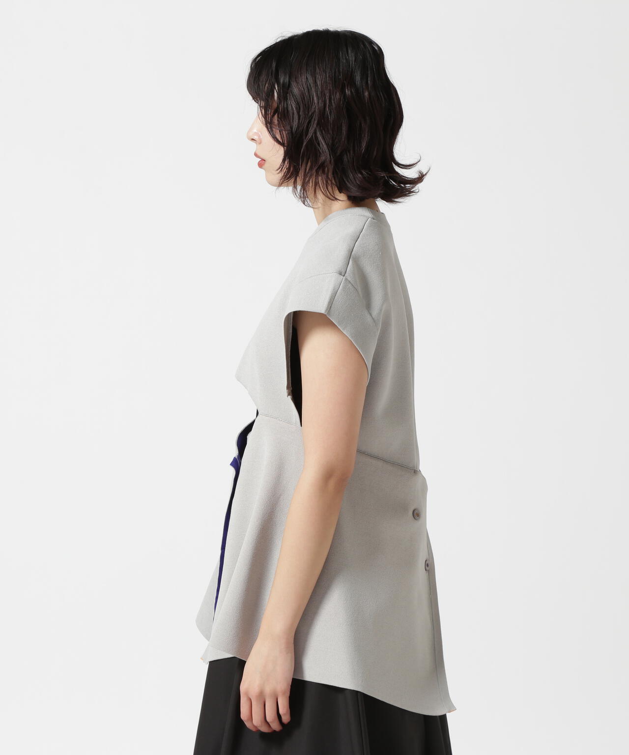 UN3D./アンスリード/MULTICOLOR 2WAY CAPE VEST/2WAYケープベスト
