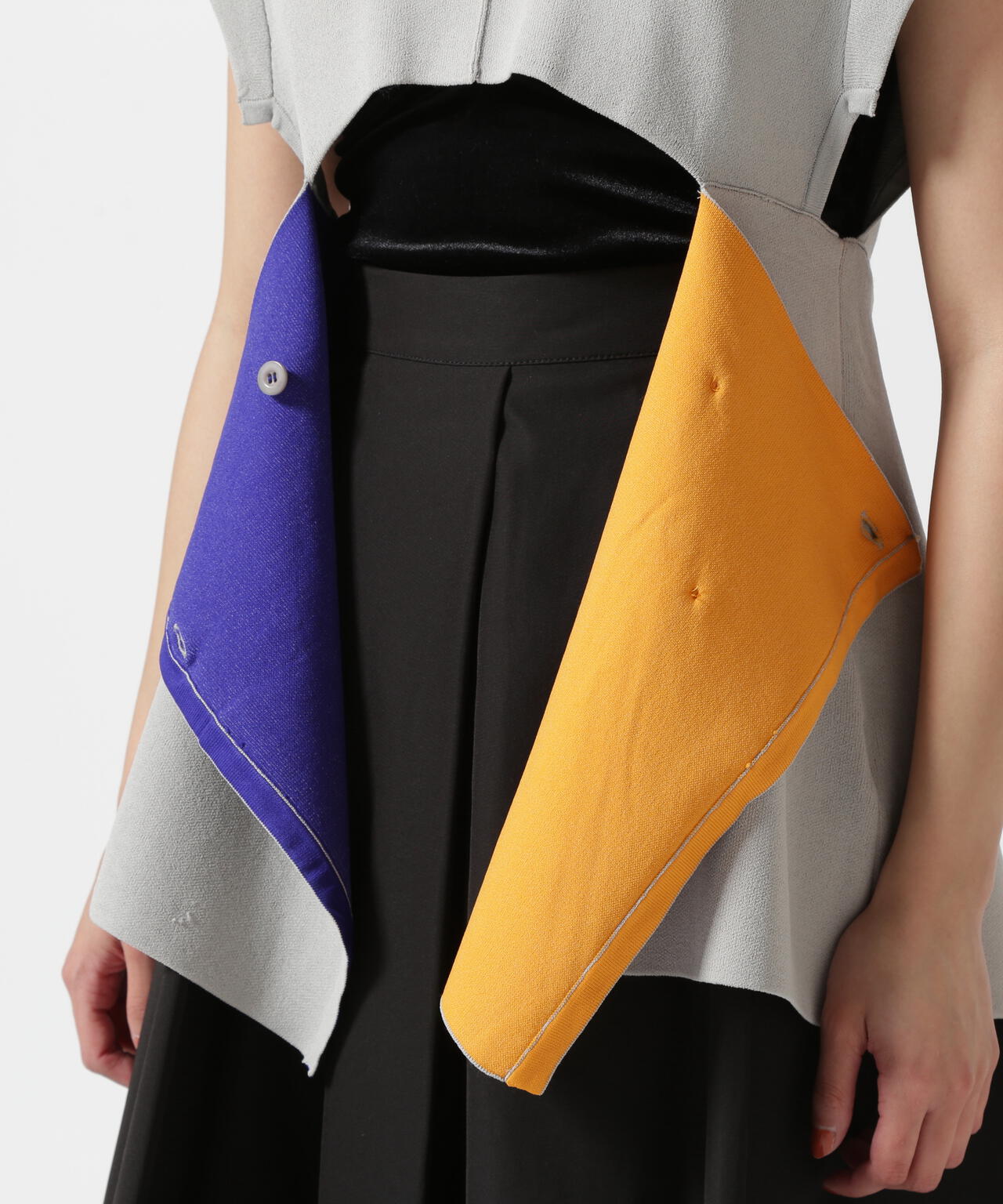 UN3D./アンスリード/MULTICOLOR 2WAY CAPE VEST/2WAYケープベスト
