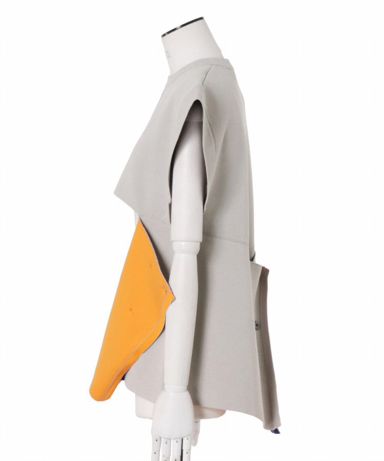 UN3D./アンスリード/MULTICOLOR 2WAY CAPE VEST/2WAYケープベスト