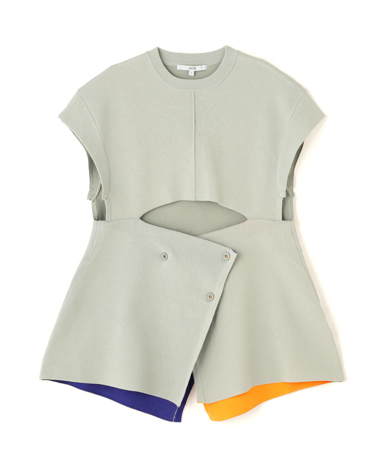 UN3D./アンスリード/MULTICOLOR 2WAY CAPE VEST/2WAYケープベスト