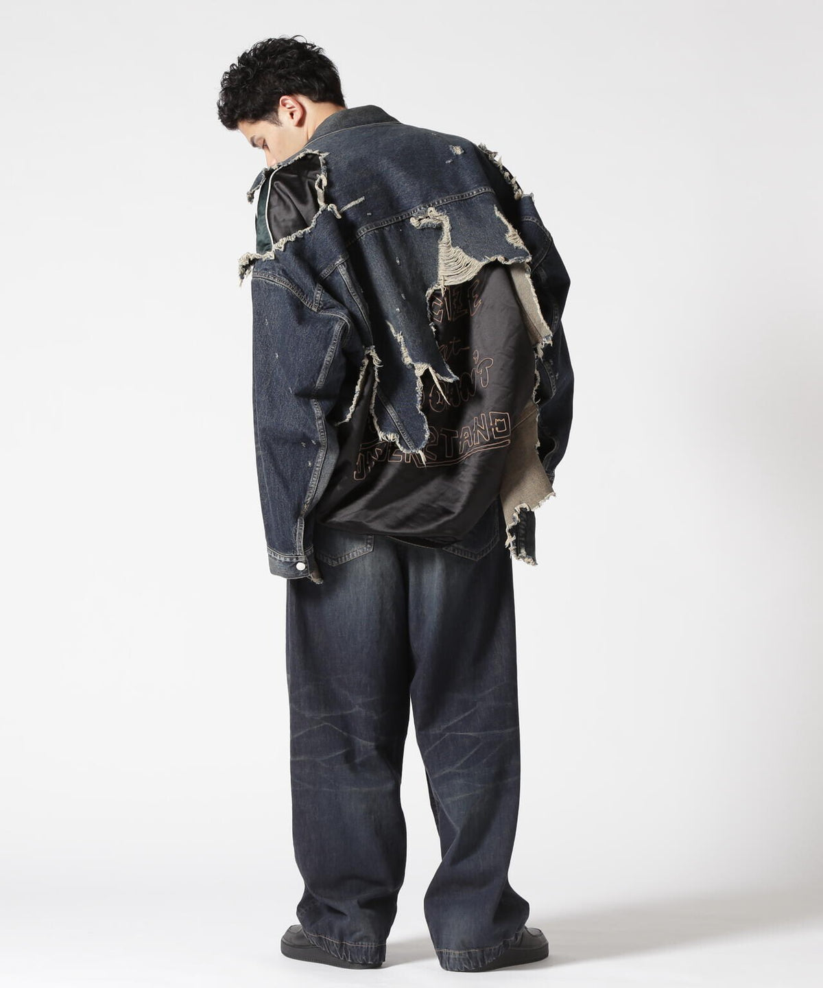 Maison MIHARAYASUHIRO/メゾン ミハラヤスヒロ/Stadium Jacket Layered Denim Jacket