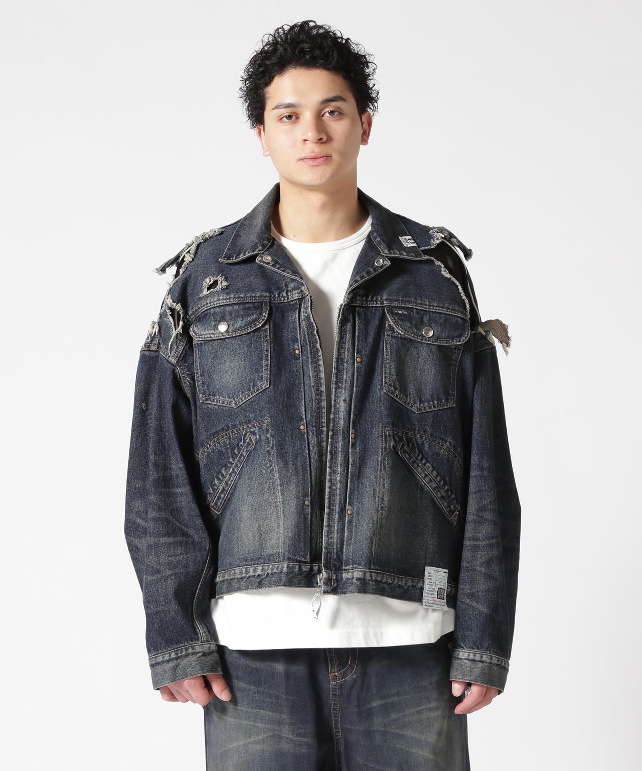 Maison MIHARAYASUHIRO/メゾン ミハラヤスヒロ/Stadium Jacket Layered Denim Jacket